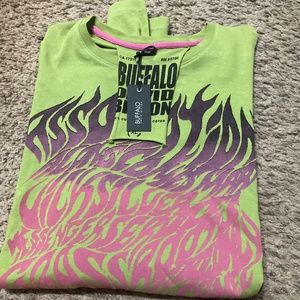 Buffalo David Bitton Graphic 100% Cotton Long Sleeve Tee